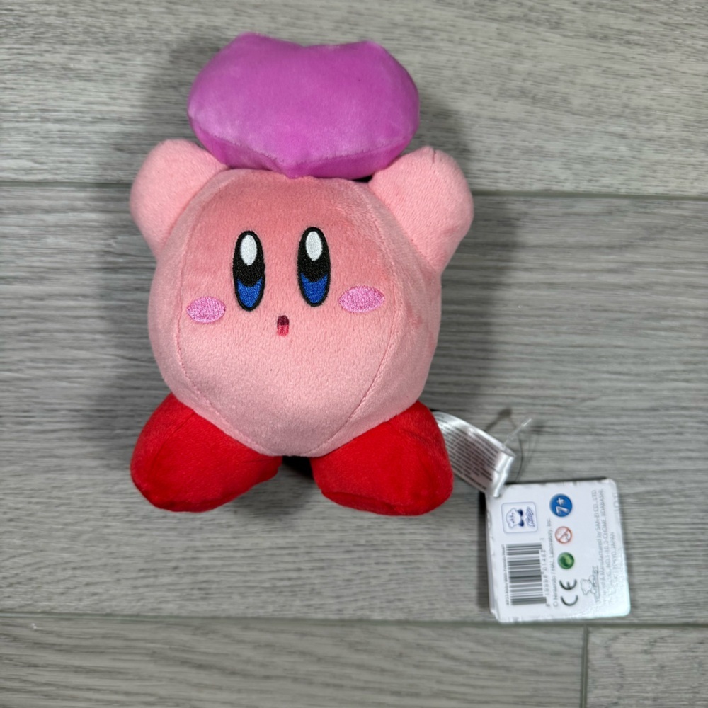 Kirby rise love heart Plush pink red and purple forgotten land stuffed animal